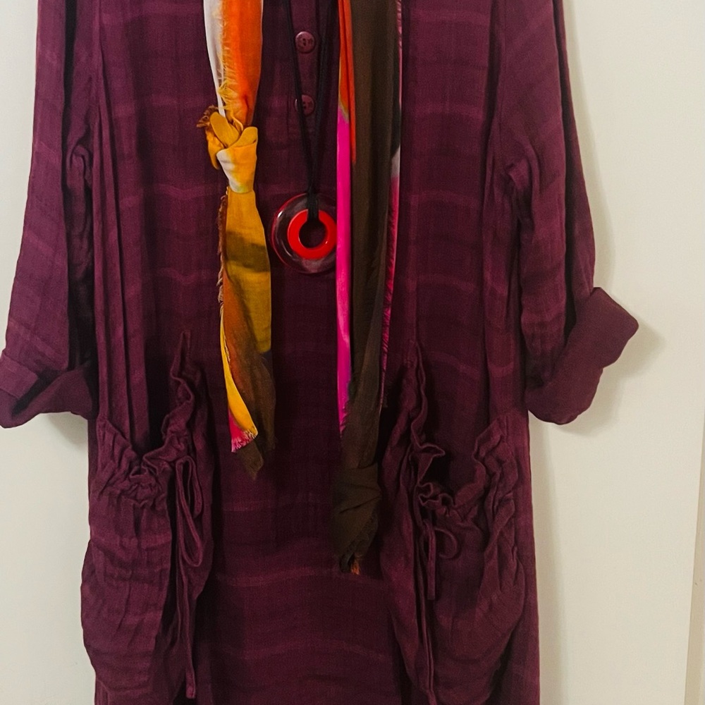 Elegant Purple Women's Dress